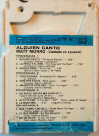 Matt Monro – Alguien Cantó - EMI Capitol Records 1J344.80444