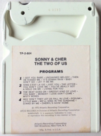 Sonny & Cher – The Two Of Us - ATCO Records  TP-2-804, Atlantic Recording Corporation – S 222889