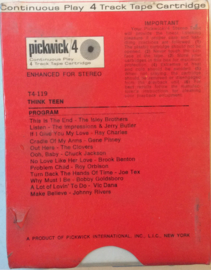 Various Artists - Think Teen  - Pickwick T4-119 SEALED 4-track-8/track