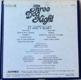 Three Dog Night – It Ain’t Easy – Reel‑To‑Reel Tape (ABC/Dunhill X 5078, Ampex, 3¾ ips)