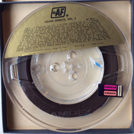 Sound Effects Volume 2- Audio Fidelity  7010 Series Doctored For Super Sound  AFC 7010 7 ½ ips, ¼", 4-Track Stereo
