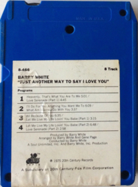 Barry White - Just an other  way to say i love you - 20th Century tapes 8-466