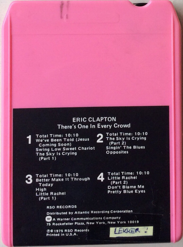 Eric Clapton - There's one in every Crowd - RSO TP 4806