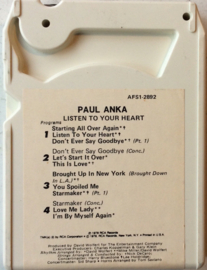 Paul Anka - Listen To Your Heart - RCA AFS1-2892