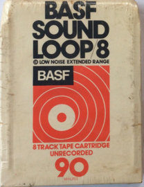 Blank Recordable 8-track tape 90 minutes BASF - Sealed