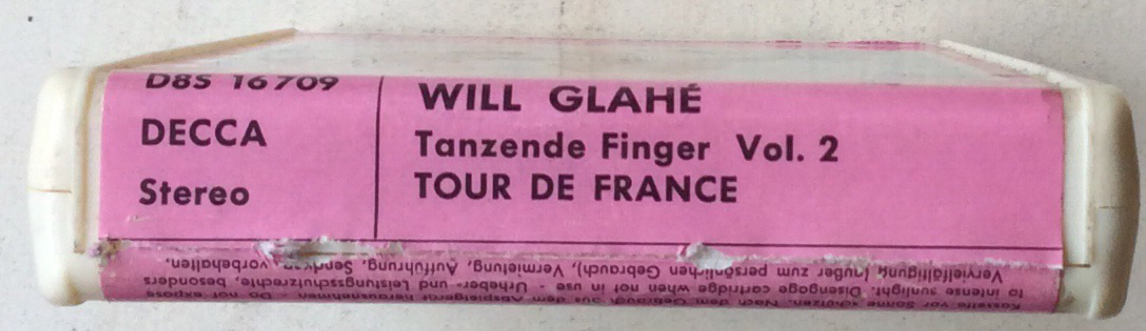 Will Glahé – Tanzende Finger Vol. 2 Tour De France - Decca D8S 16709