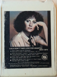 Lulu – Don't Take Love For Granted -The Rocket Record Company BXS1-3073