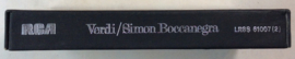 Simon Boccanegra G. Verdi Piero Cappuccilli, Placido Domingo, Katia Ricciarelli, Ruggero Raimondi, Gian Piero Mastromei, Gianandrea Gavazzeni, Orchestra E Coro Della RCA - RCA Red Seal LR8S 61007