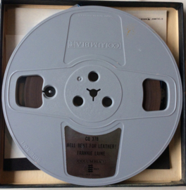 Frankie Laine reel‑to‑reel, Hell Bent For Leather tape, Columbia CQ 378, 1961 4‑track stereo,