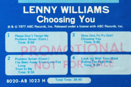 Lenny Williams – Choosing You -ABC Records 8020- AB-1023H