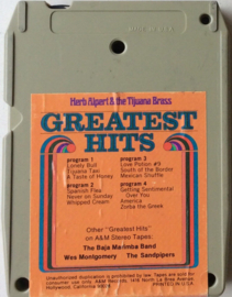 Herb Alpert & Tijuana Brass - Gratest Hits -  8T-4245 8-track