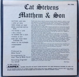 Cat  Stevens - Matthew & Son - DERAM DRL77005