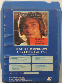 Barry Manilow - This one’s for you -GRT/ ARISTA 8301-4090 H