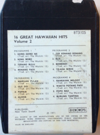 16 great Hawaiian hits Volume 2 - New Town Sound  8T3105