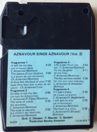 Charles Aznavour – Aznavour Sings Aznavour Vol. 2 - Barclay 80418