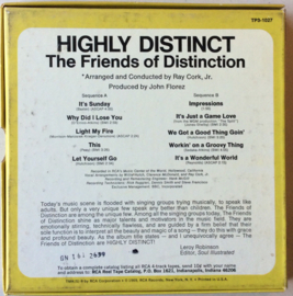 The Friends Of Distinction – Highly Distinct - RCA Victor TP3-1027  3 ¾ ips