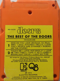 The Doors ‎– The Best Of The Doors - Elektra  8Q-5035  QUADRAPHONIC