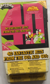 40  Fantastic Hits From The 50's and 60's Arcade Records ADE CA1 & ADE CA2