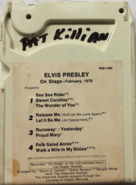 Elvis Presley - On Stage  February 1970 -  RCA P8S-1594