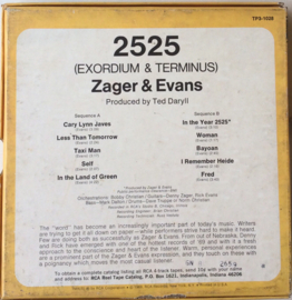 Zager & Evans – 2525 (Exordium & Terminus) -  RCA Victor TP3-1028