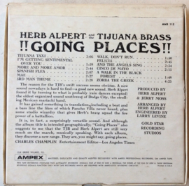Herb Alpert And The Tijuana Brass– !!Going Places!! - A&M Records  AMB 112 7 ½ ips 4-Track Stereo