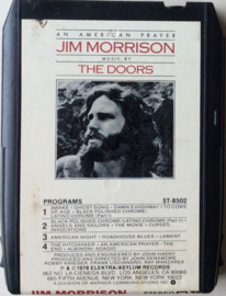 Jim Morrison Music By The Doors – An American Prayer - Elektra 5T 8502 8-Track Cartridge