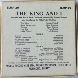 The New World Show Orchestra by Johnny Douglas / Aida foster Children - World Record Club  3 ¾ ips 2-Track Mono