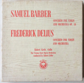 Samuel Barber & Frederick Delius - Concerto for Violin and orchestra - World Record Club TCM 59 Mono