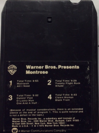 Warner Bros. - Presents Montrose - WB M8 2892