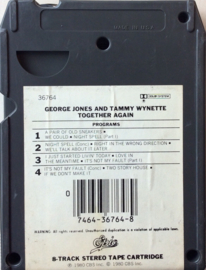 George Jones And Tammy Wynette – Together Again -	Epic JEA 36764