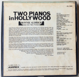 Ronnie Aldrich And His Two Pianos – Two Pianos In Hollywood - London Records LPL 74092 7 ½ ips,