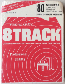 Realistic - Lege recordable  8-track tape 80 minutes SEALED