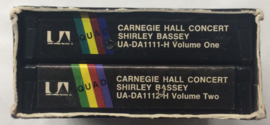 Shirley Bassey - Carnegie Hall Concert - Two tape set UA-DA1112-H en 1111-H