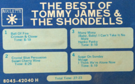 The best of Tommy James & The Shondells -  GRT / Roulette 8045-42040H