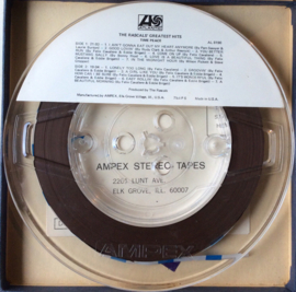 The Rascals – Time Peace: The Rascals' Greatest Hits - Atlantic – ALC 8190  Reel-To-Reel, 7 ½ ips, ¼", 4-Track Stereo, 7"