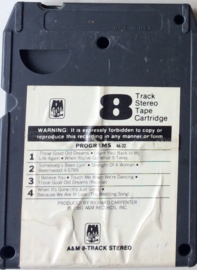 Carpenters – Made In America  - A&M Records  8T 3723  8-Track Cartridge,