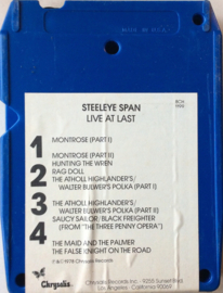 Steeleye Span – Live At Last! - Chrysalis 8CH 1199