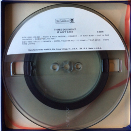 Three Dog Night – It Ain’t Easy – Reel‑To‑Reel Tape (ABC/Dunhill X 5078, Ampex, 3¾ ips)