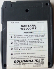 Santana – Welcome -  Columbia  PCA 32445 F8-Track Cartridge