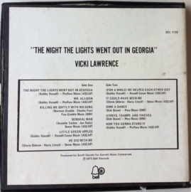 Vicki Lawrence – The Night The Lights Went Out In Georgia Reel-To-Reel, 3 ¾ ips, ¼",