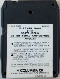 E. Power Biggs Plays Scott Joplin On The Pedal Harpsichord- Columbia Masterworks  MAQ 32495