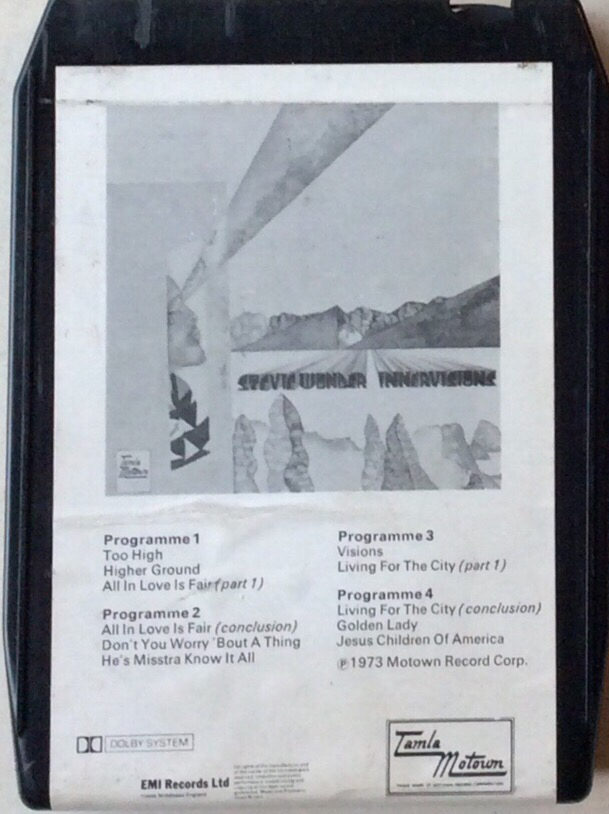 Stevie Wonder – Innervisions - amla Motown  8X-STMA 8011