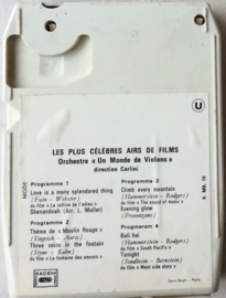 Orchestra `Un monde de Violons`Direction Carlini - Les Plus Celebres Airs De Films - Mode 9 M8 15