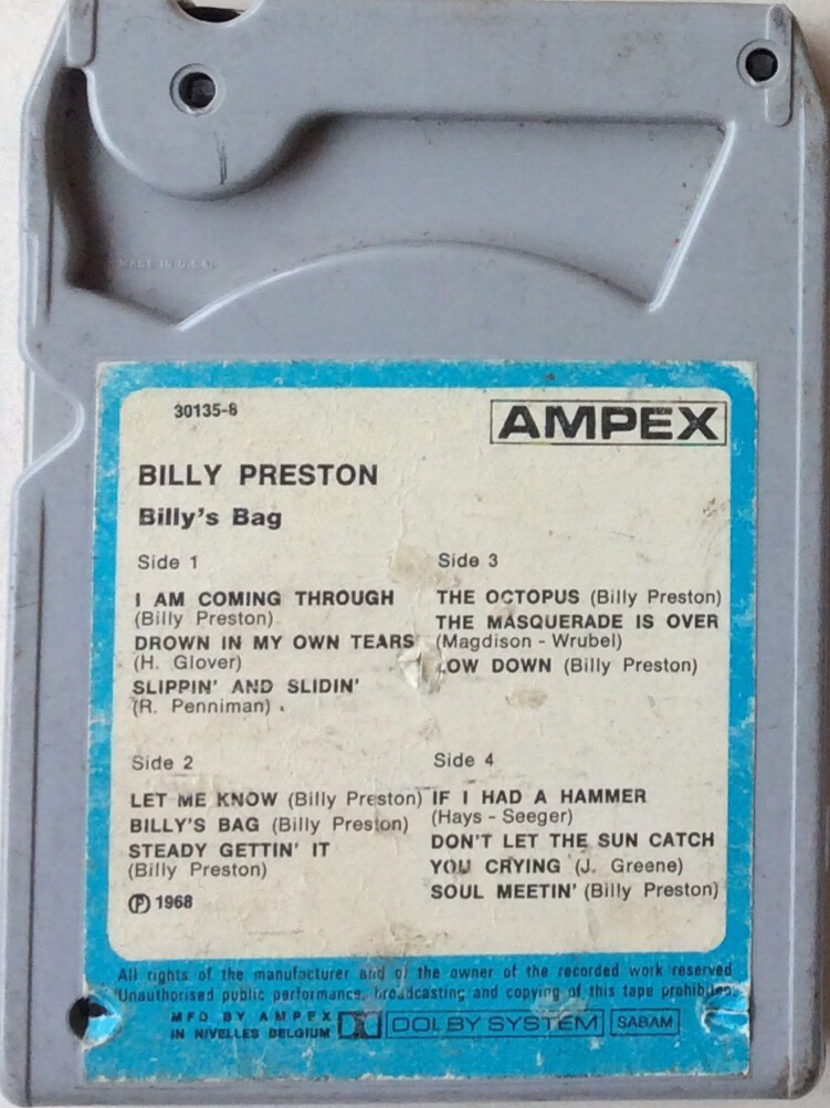 Billy Preston – Billy's Bag - Ampex 30155-8