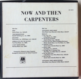 Carpenters – Now & Then - A&M Records OR-3519 3 ¾ ips, ¼" 4-Track Stereo