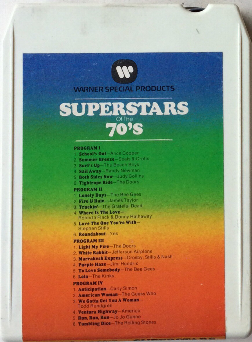 Various Artists -  Superstars of the 70´s part 1  -  Warner SP8T 4000-1