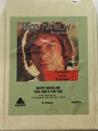 Barry Manilow - This one's for you - Arista S-123992