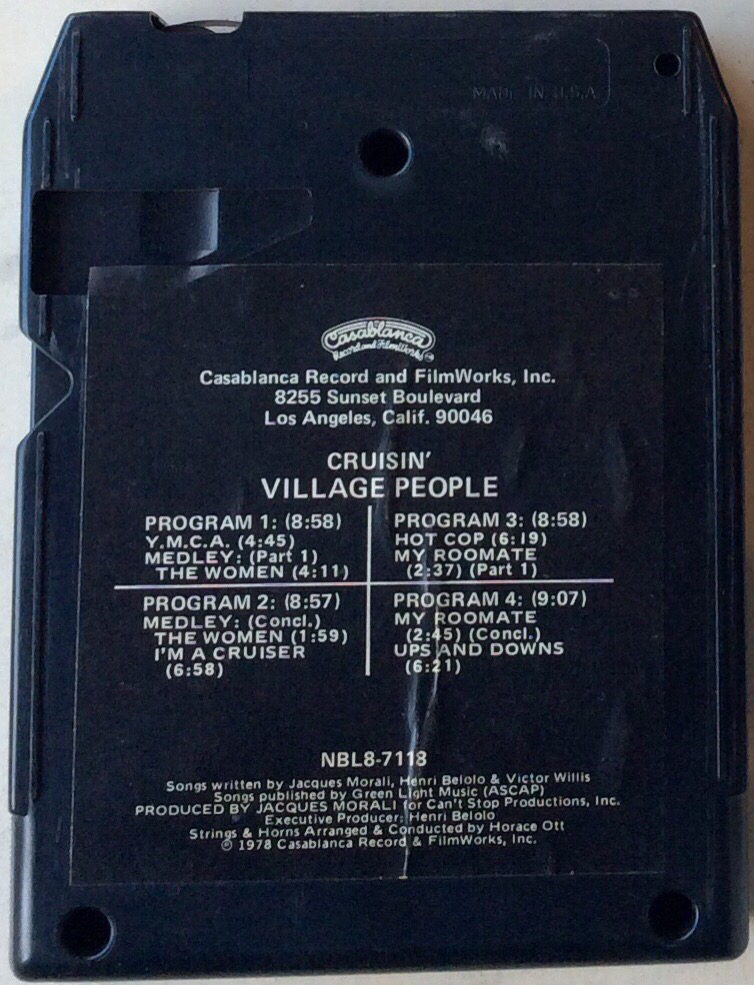 Village People - Cruisin’ - Casablanca NBL-87118
