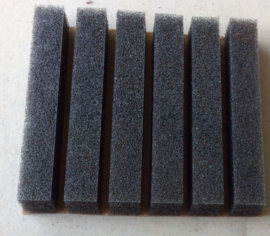 Foampads – schuimrubber – zelfklevend – super glad (set van 6 stuks)