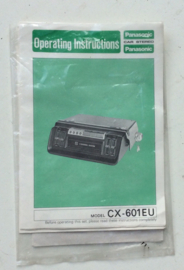 Panasonic Car and Home  Quadaphonic 8-track player  CX-601EU